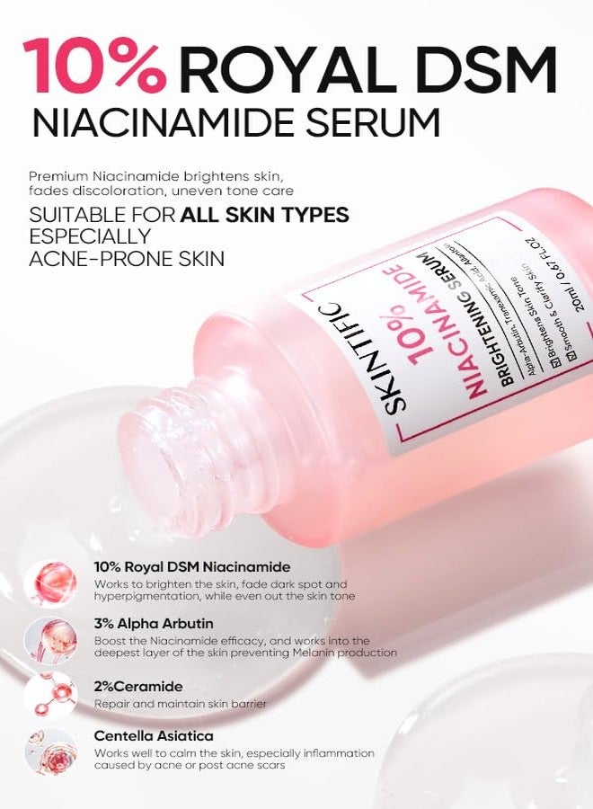 سكينتفيك سيروم سكينتيفيك 10% نياسيناميد مع ألفا أربوتين، سيراميد، وسنتيلا أسياتيكا - يفتح البشرة، ويحافظ على حاجز البشرة - Image 2